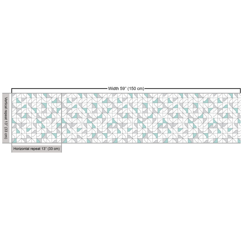 Geometrik Parça Kumaş Kare Süslemeli Modern Soyut Çizgili Desen