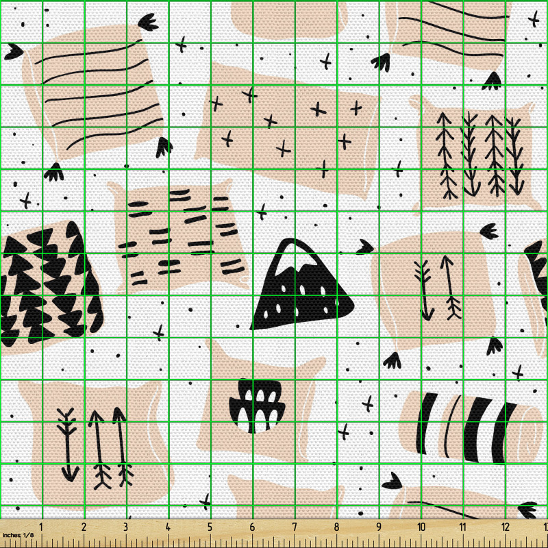 Sevimli Parça Kumaş Şirin Yastıkların İçine Çizilmiş Oklar