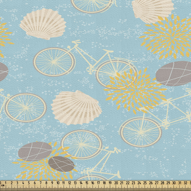 Bisiklet Parça Kumaş Klasik Eskitilmiş Karışık Süslemeli Desen 