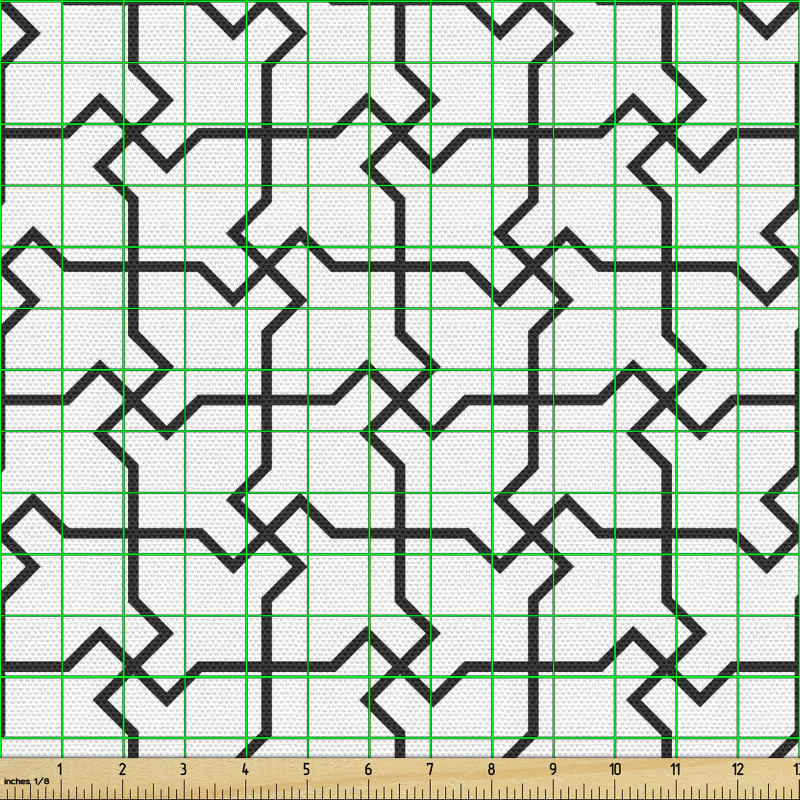 Minimalist Parça Kumaş Sade ve Basit Mozaik Geometrik Desenler