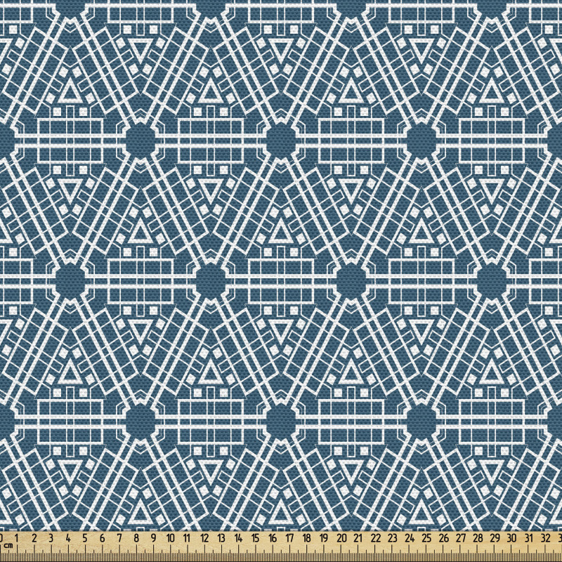 Geometrik Parça Kumaş Altıgen Üçgen ve Dörtgen ile Grafik Çizim