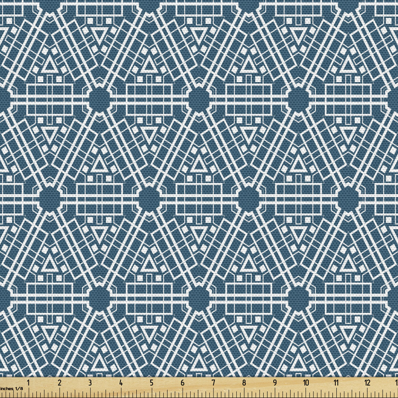 Geometrik Parça Kumaş Altıgen Üçgen ve Dörtgen ile Grafik Çizim