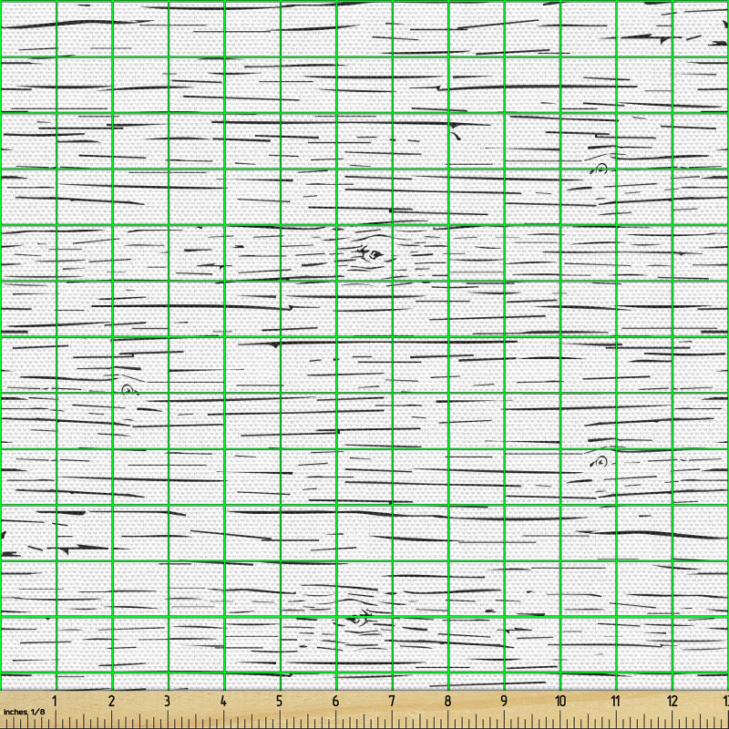 Monokrom Parça Kumaş Ahşap Tahta Odun Yüzeyi Çatlakları Çizimi 
