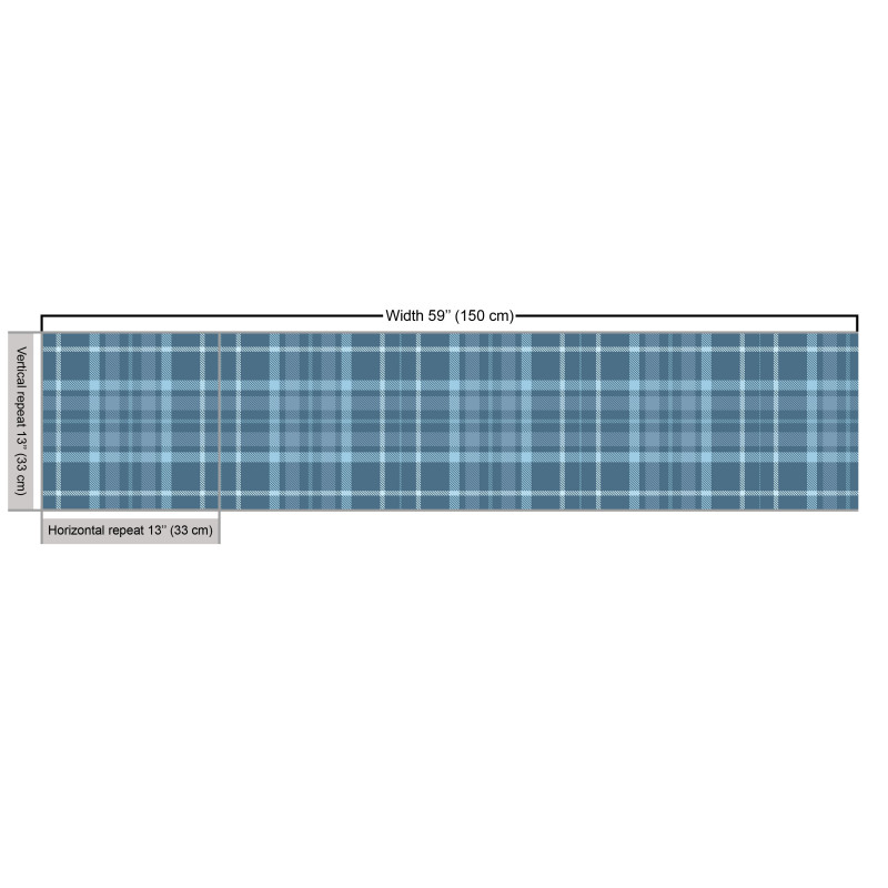 Rustik Parça Kumaş Kesik Çizgili Ekose Desenli Grafik Çizim