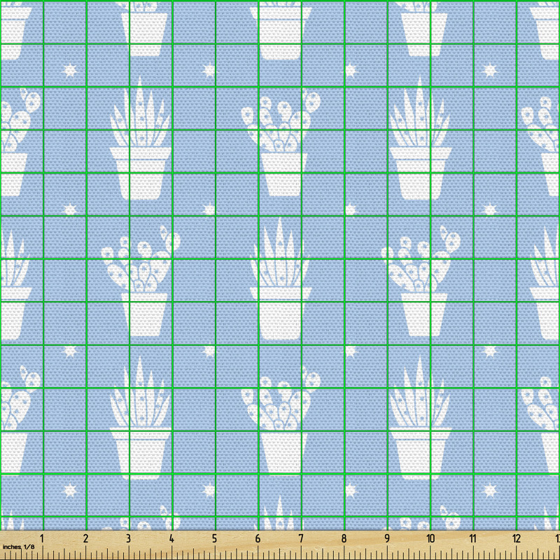Bitki Parça Kumaş Açık Renk Fonda Saksıdaki Kaktüs Resimleri