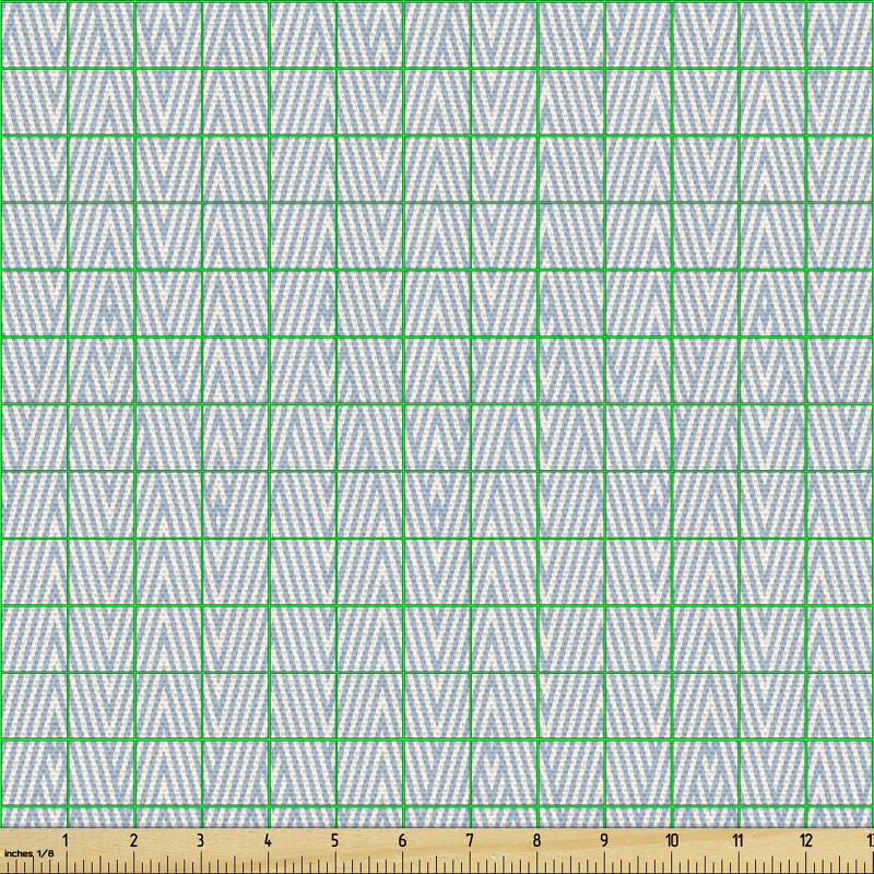 Geometrik Parça Kumaş Kesişen Zikzak Çizgilerin Grafik Çizimi