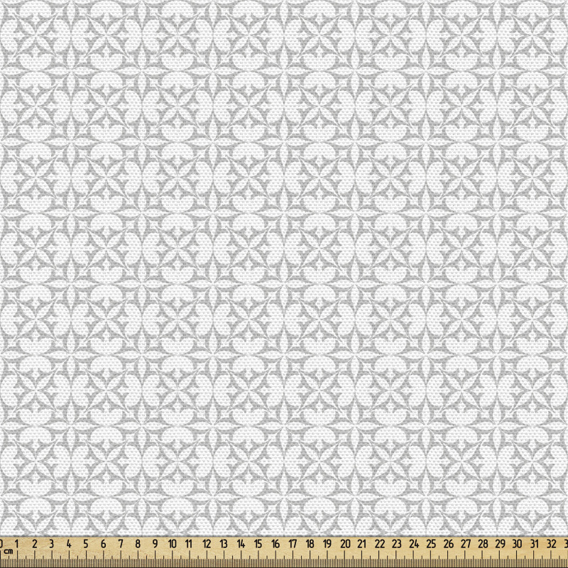 Mozaik Parça Kumaş Sade Tasarım Modern Kareli Çiçekli Motif