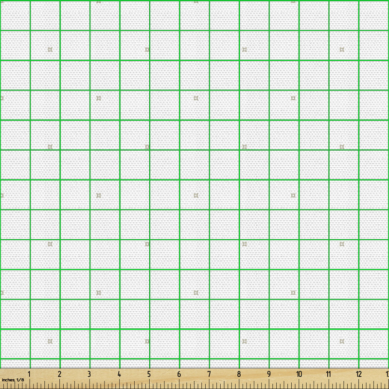 Geometrik Parça Kumaş Minik Kare Desenli