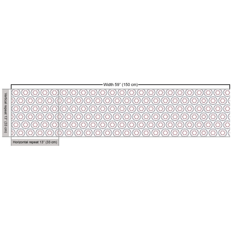 Geometrik Parça Kumaş Altıgen Süslemeli Desen