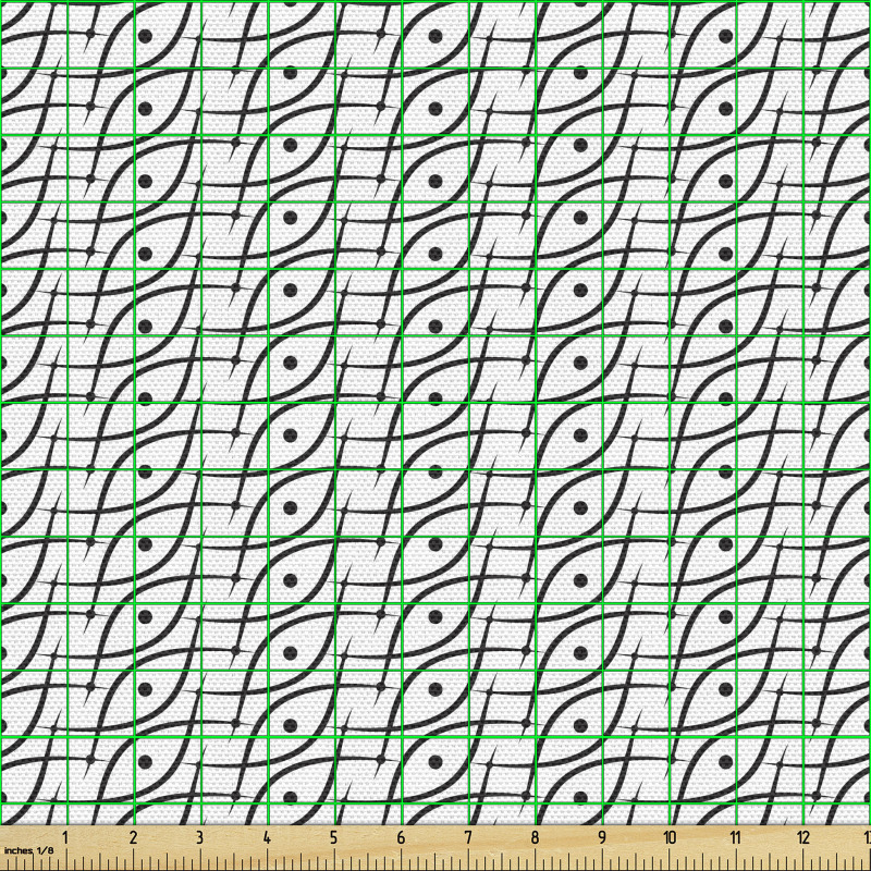 Geometrik Parça Kumaş Modern Rasgele Şekiller