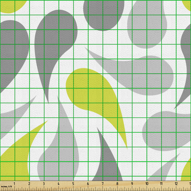 Geometrik Parça Kumaş Tekrarlayan Damla Figürlü İllüstrasyon