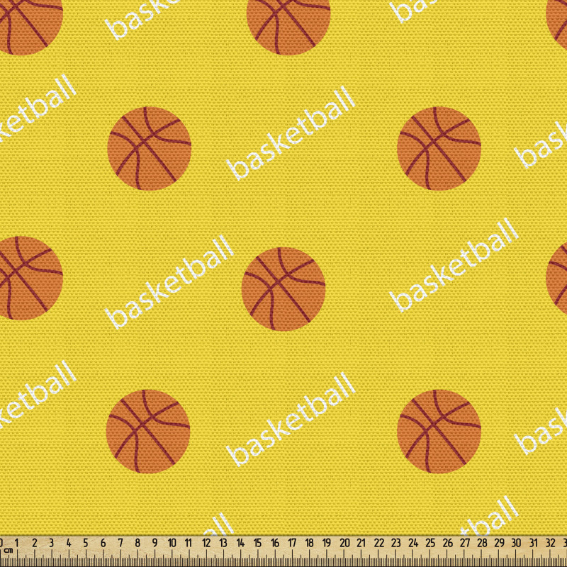 Basketbol Parça Kumaş Sektirerek Oynanan Top ve Yazılı Model