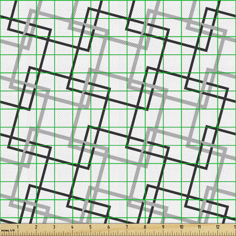 Geometrik Parça Kumaş Kareli Minimalist Desenli Duvar Kağıdı