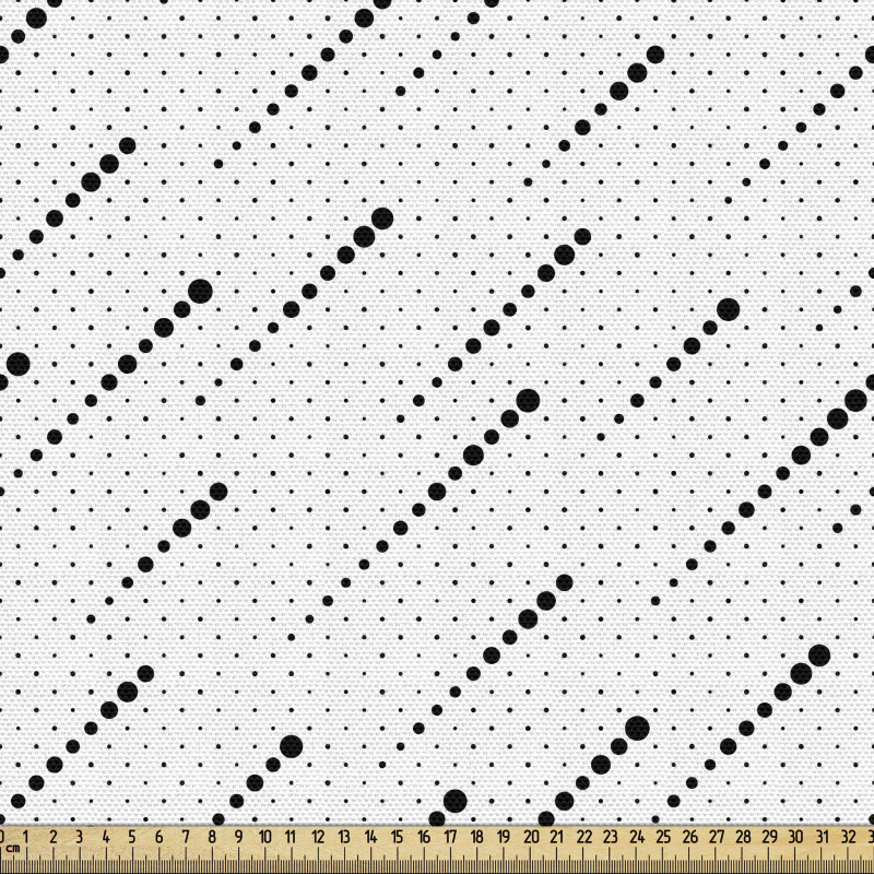 Çizgi Parça Kumaş Noktalardan Oluşmuş Çapraz Doğru Parçaları
