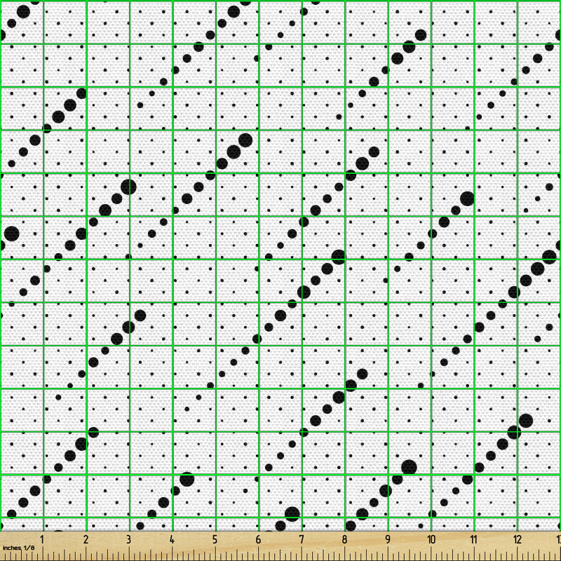 Çizgi Parça Kumaş Noktalardan Oluşmuş Çapraz Doğru Parçaları