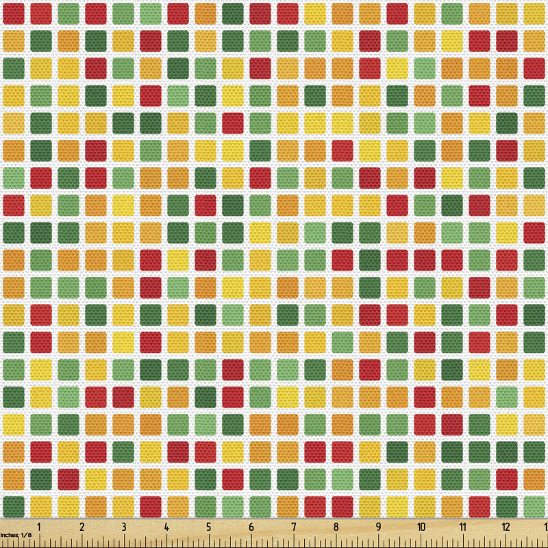 Kareli Parça Kumaş Çoklu Minik Dörtgenlerden Oluşmuş Görsel