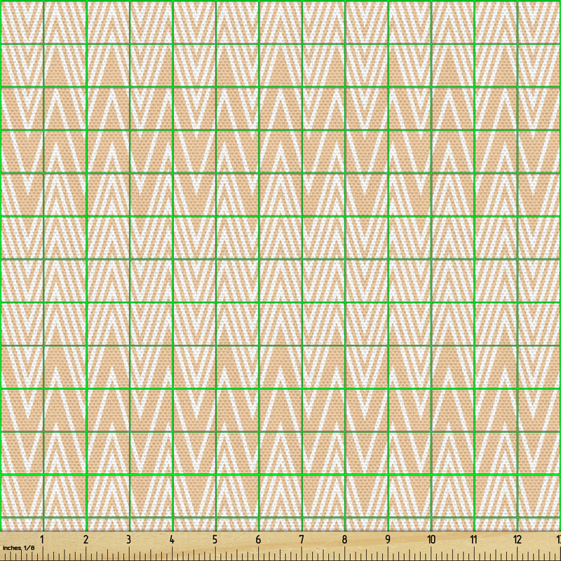 Desen Parça Kumaş Çizgili Zik Zak Desenli Geometrik Poster