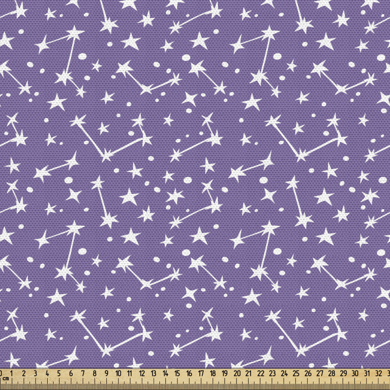 Gökyüzü Parça Kumaş Minik Yıldızlardan Oluşan Duvar Kağıdı