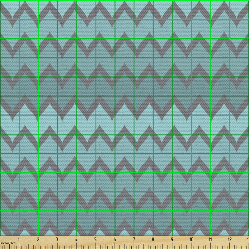 Şevron Parça Kumaş Göz Kamaştırıcı Zikzak Çizgiler Görseli