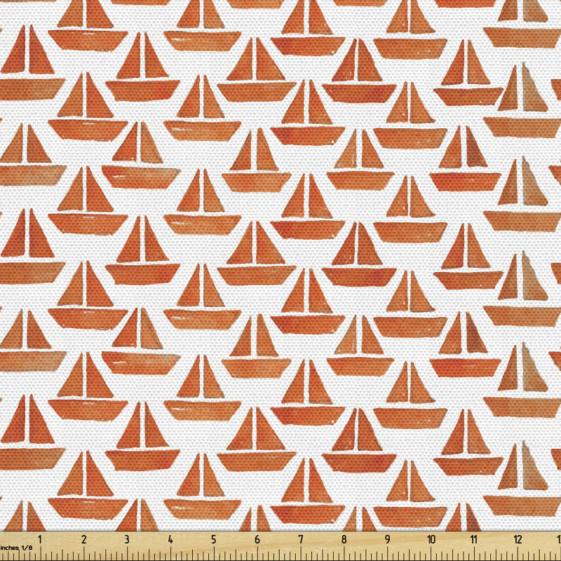 Origami Parça Kumaş Kağıttan Yapılmış Gemi Tekrarlı Dizayn