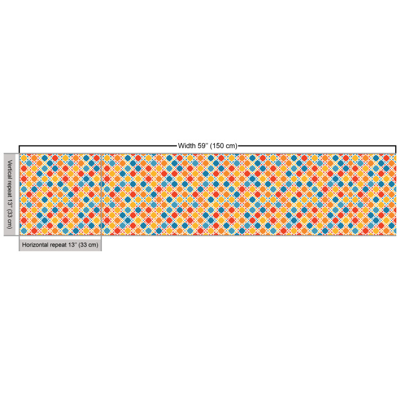 Geometrik Parça Kumaş Gökkuşağı Gibi Rengarenk Minimal Şekiller