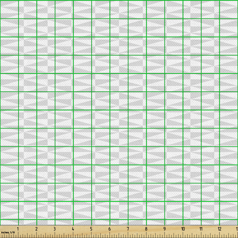 Geometrik Parça Kumaş Dörtgen ve Üçgenlerden Aralıksız Model