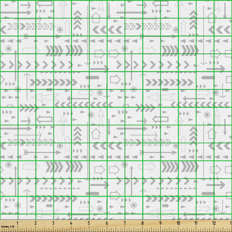 Ok İşareti Parça Kumaş Farklı Rotalara Doğru Yön Gösteren Şekil