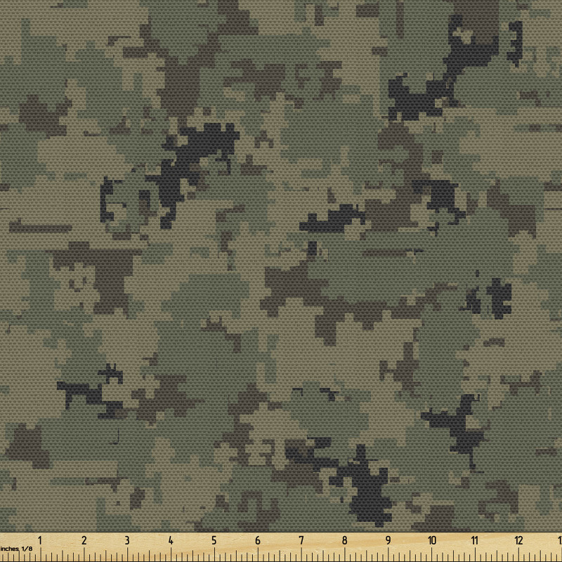 Ordu Parça Kumaş Dijital Pikseller ile Askeri Kamuflaj Deseni