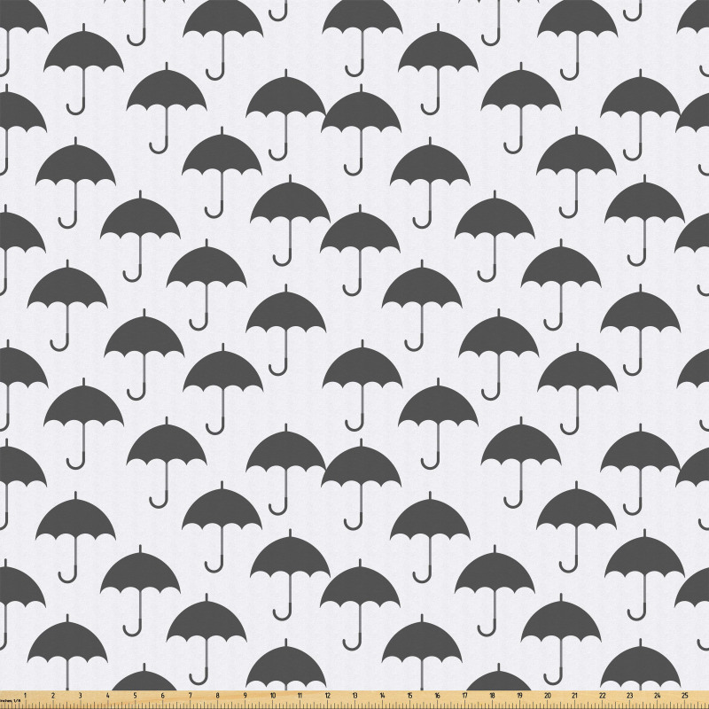 Şemsiye Mikrofiber Parça Kumaş Yağmurdan Korunmak İçin Açılan Eşya Deseni
