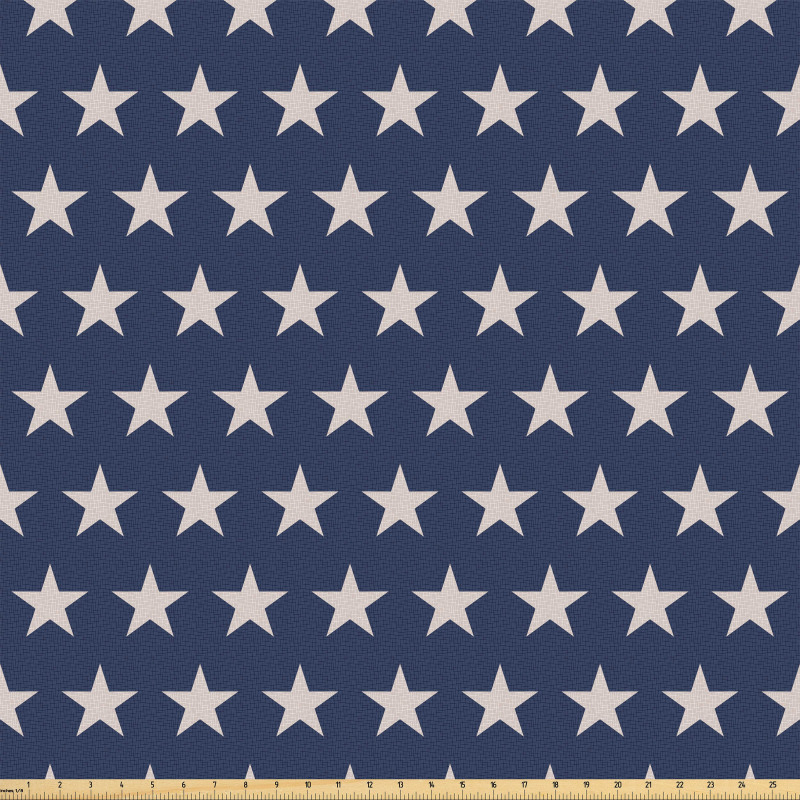 Bayrak Mikrofiber Parça Kumaş Yıldız Figürlü Amerika Temalı Duvar Kağıdı