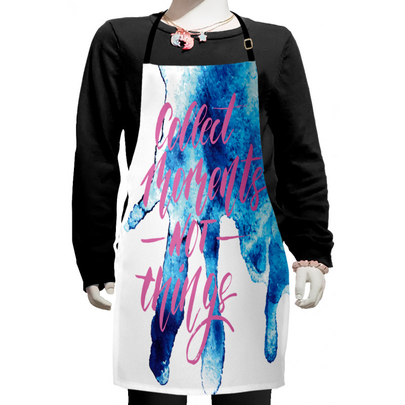 Watercolor Splatters Concept Kids Apron