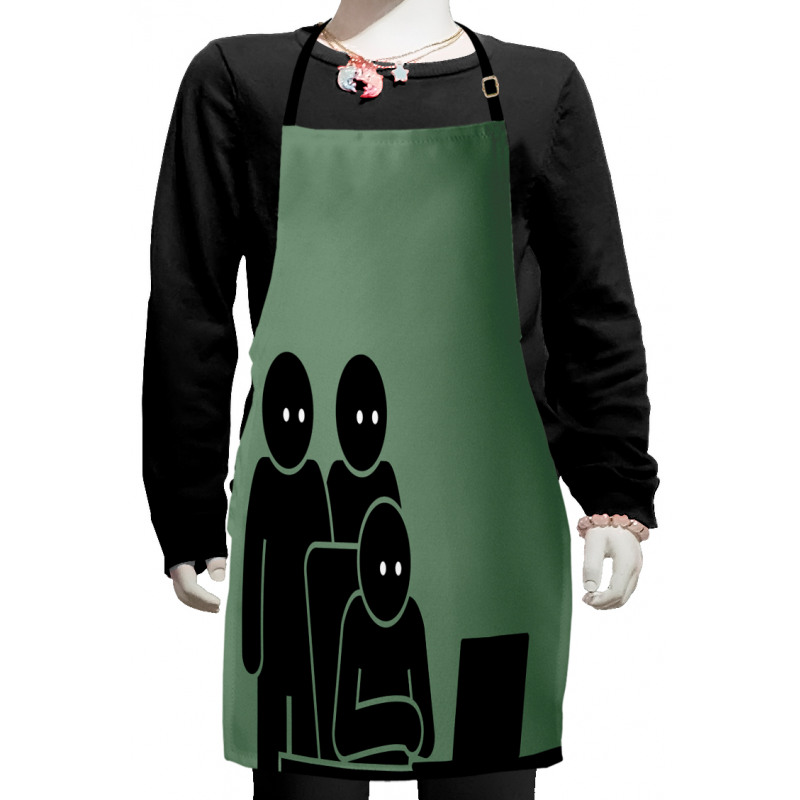 Office Fun Working Kids Apron