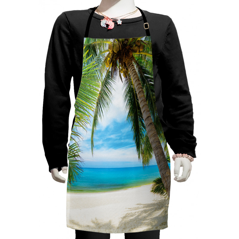 Shadow Shade of Palms Kids Apron