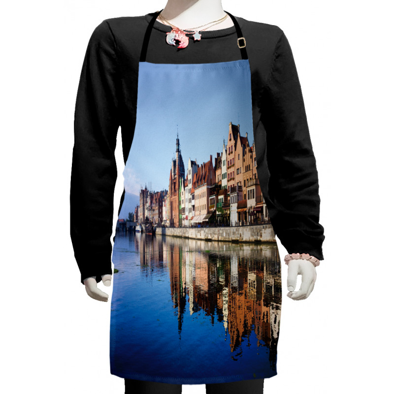 Motlawa River Gdansk Town Kids Apron