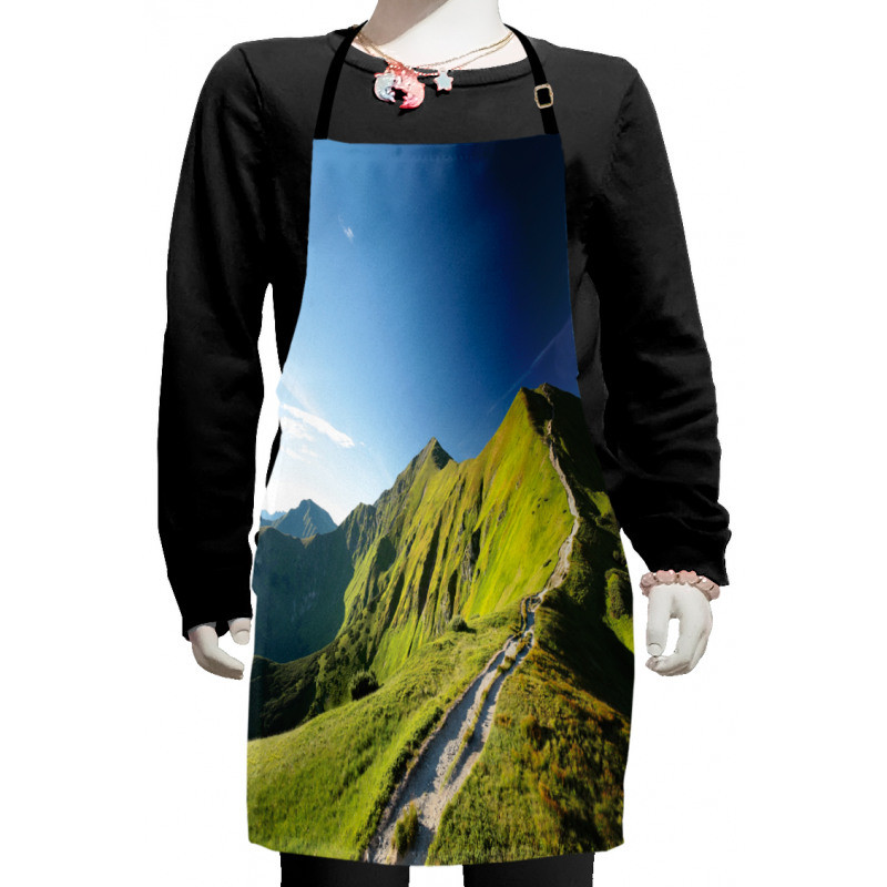 Peaks in Tatra Mountains Kids Apron