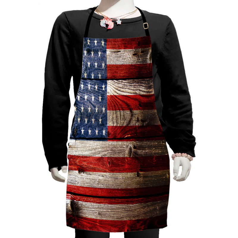 Independence Day Wall Kids Apron