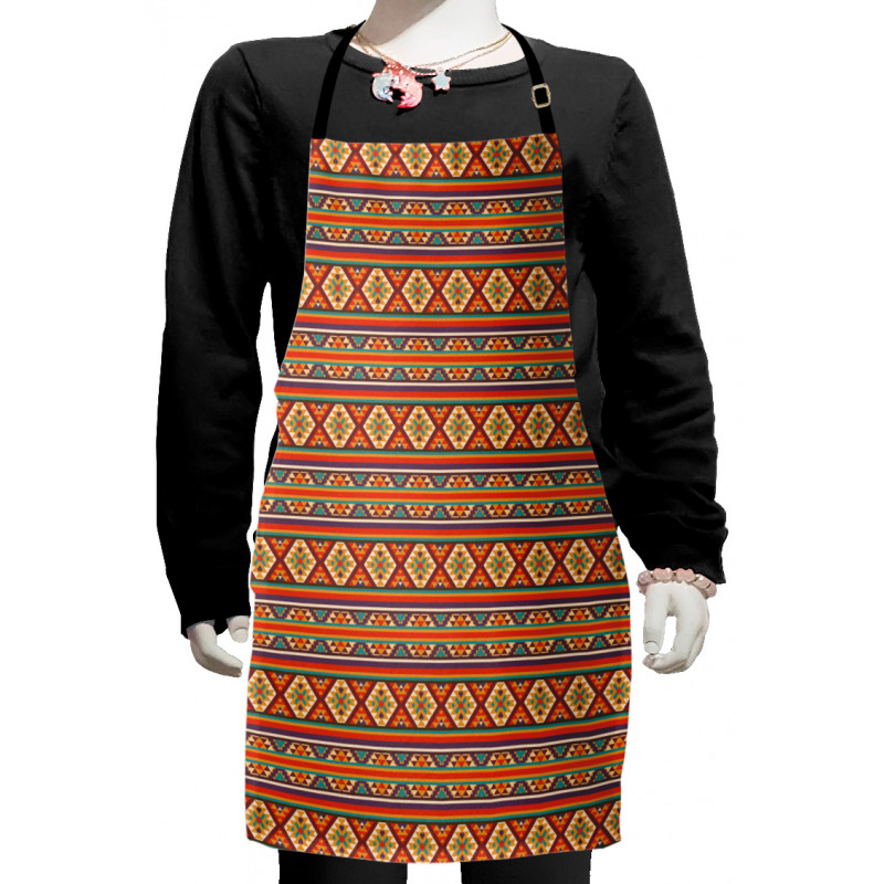 Aztec Tribal Kids Apron