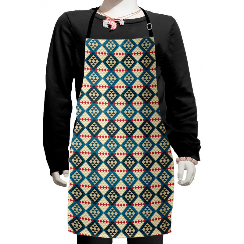 Braided Mosaic Art Kids Apron