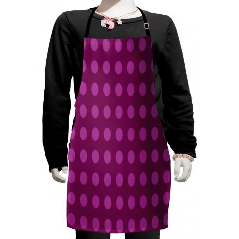 Symmetric Pinkish Rounds Kids Apron