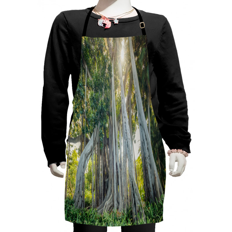 Giant Ficus Trunk Sunbeams Kids Apron