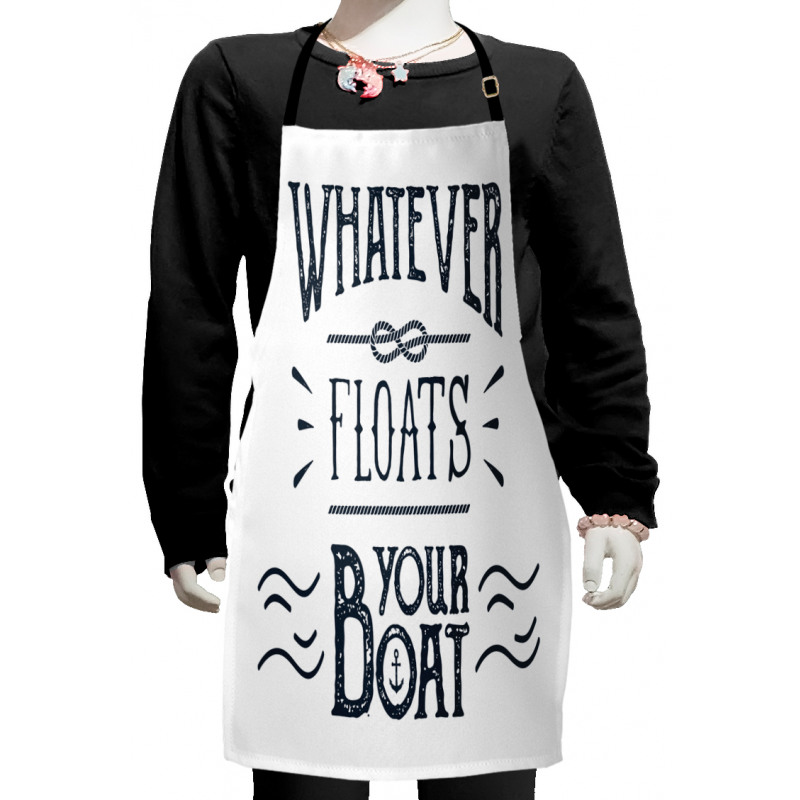 Psychological Joy Typography Kids Apron