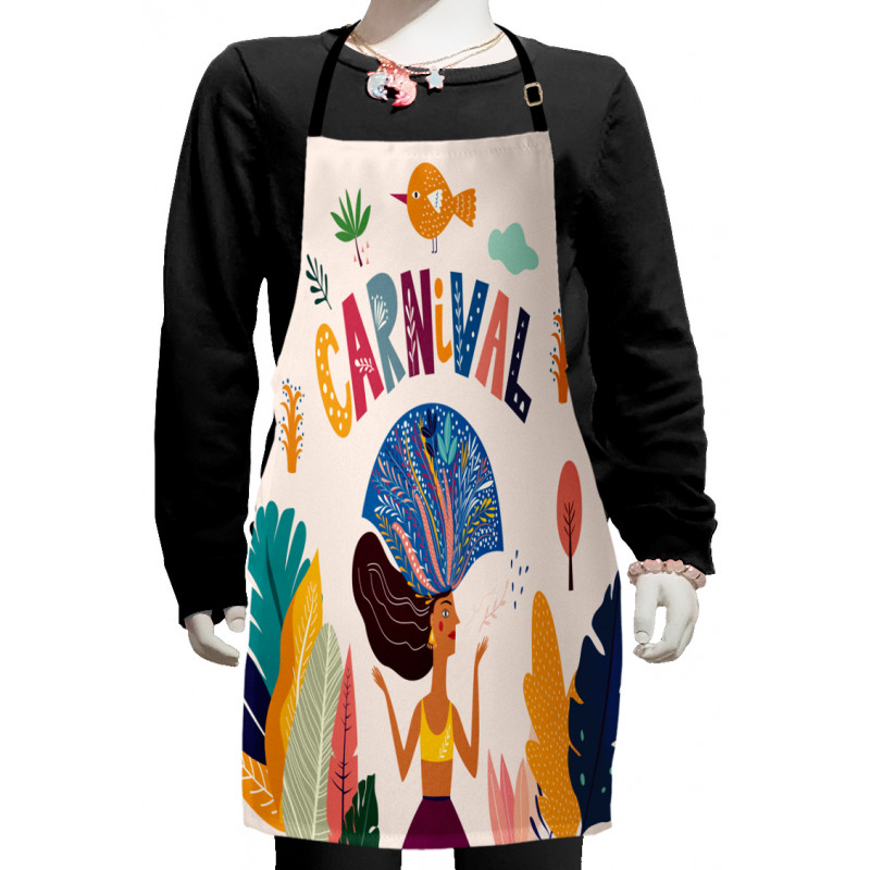 Rio Spring Carnival Lady Kids Apron