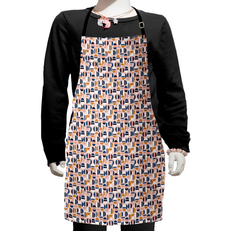 Contemporary Geometric Art Kids Apron