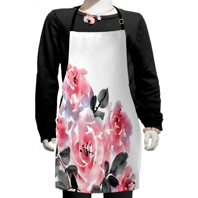 Pastel Roses Kids Apron