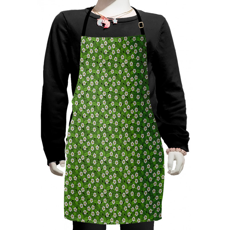 Overview of Flowers Leaves Kids Apron