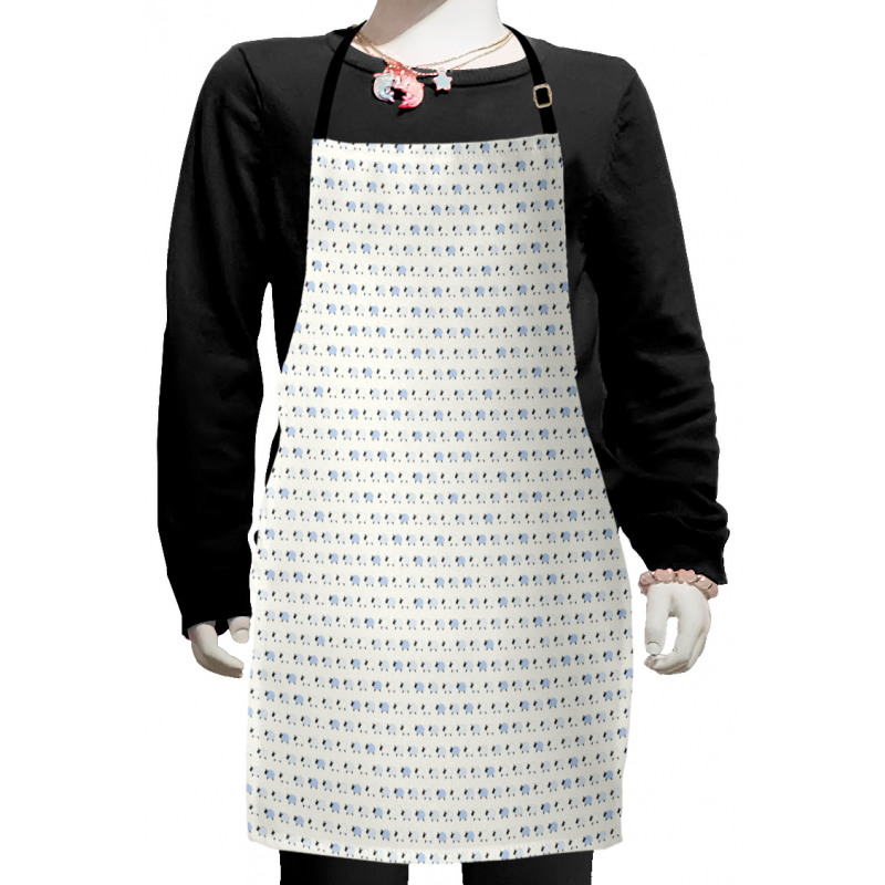 Continuous Fluffy Animals Kids Apron