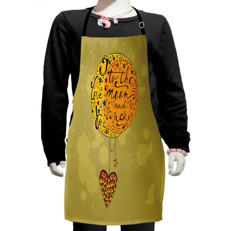 Hug Love Valentines Sayings Kids Apron