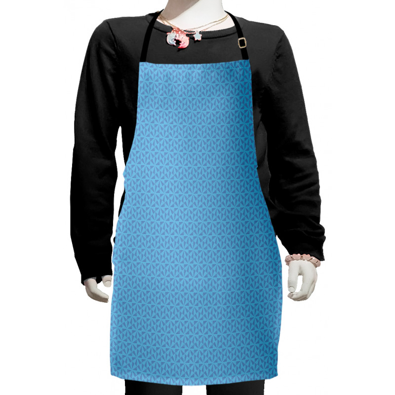 Striped Triangular Pattern Kids Apron