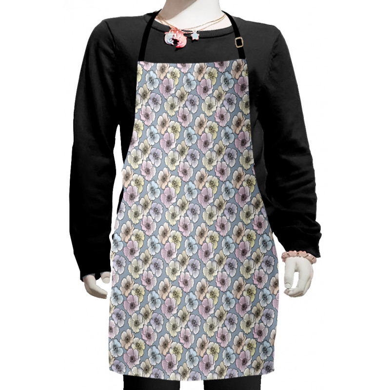 Flourish Spring Garden Art Kids Apron