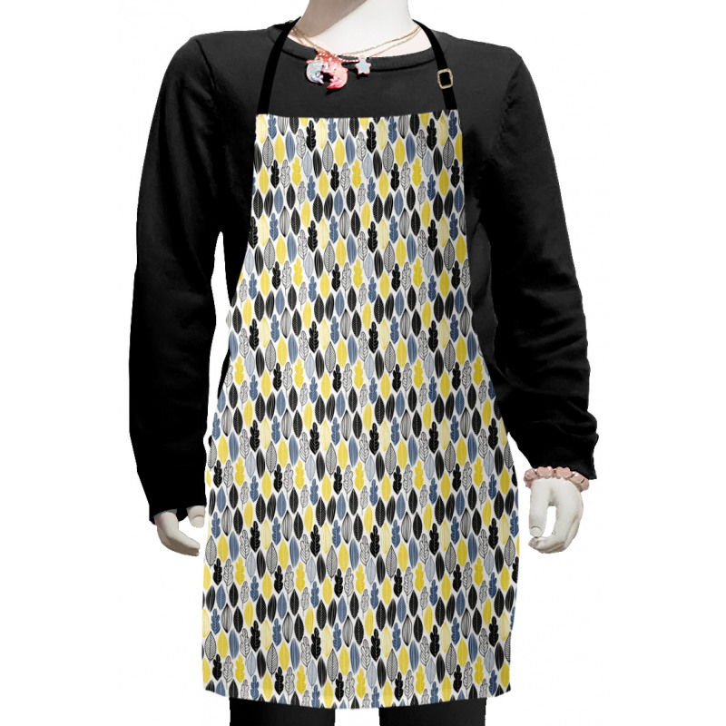 Abstract Leaves Kids Apron